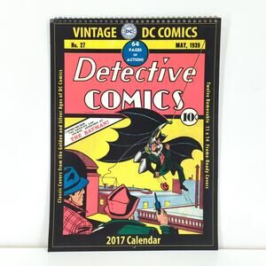 DC COMICS Vintage 2017 Calendar Classic Covers Comics 11 x 14 Frame Ready Covers